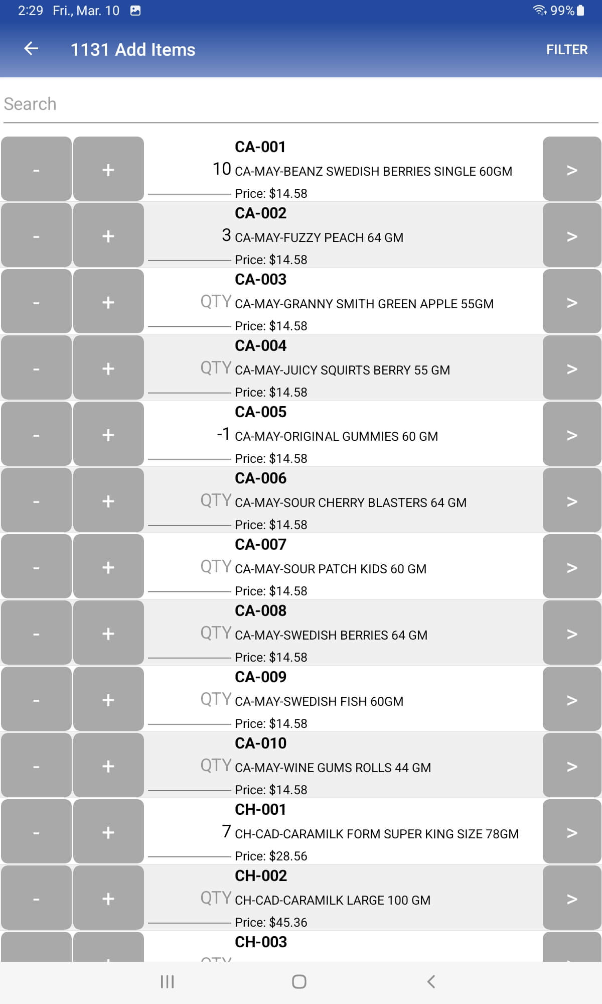 screenshot of Solid Route Accounting